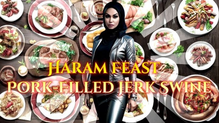 Haram Feast - Pork-Filled Jerk Swine
