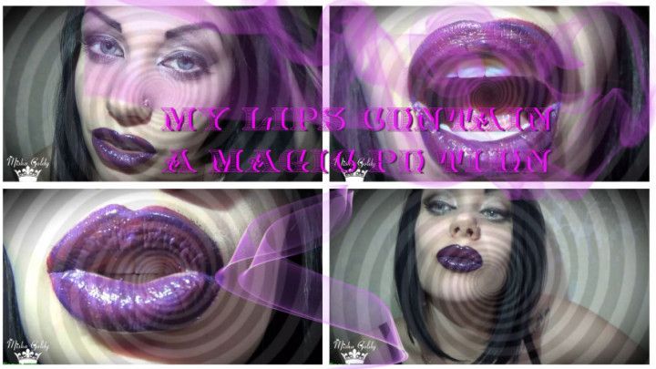 My purple magic lips