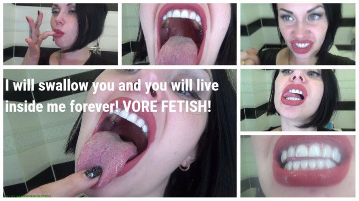 I will swallow you! Vore fetish