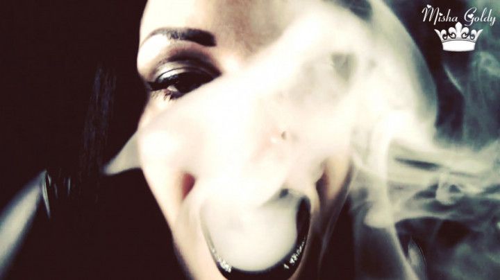 Goth Darkside Smoking Joi and Tease