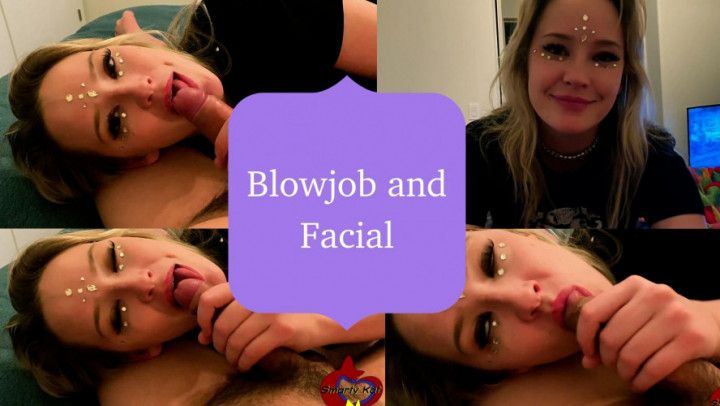 Uncircumcised Blowjob with Facial