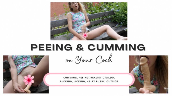 Peeing and Cumming on your Cock