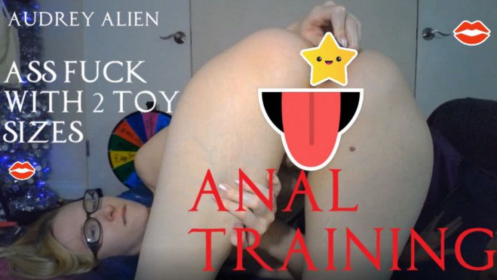 Anal Training Closeup Ass Fuck W/ 2 Toys