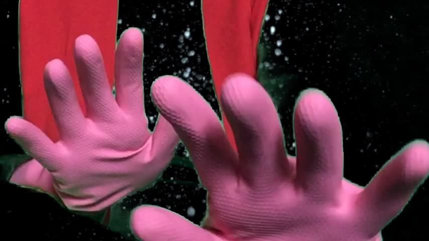Arikajira Invisible Pink Gloves Fetish