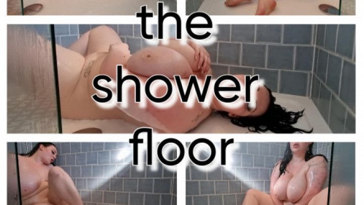 the shower floor