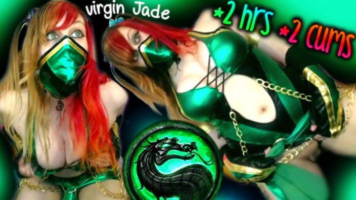 Virgin Jade 2 Cums 2 Hours Fuck Machine