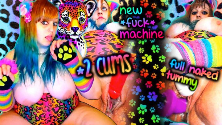 Rainbow Mew 2 CUMS TUMMY NAKED NEW FUCK MACHiNE Play