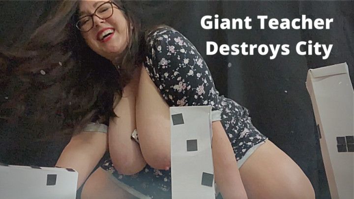 Giant Teacher Destroys City