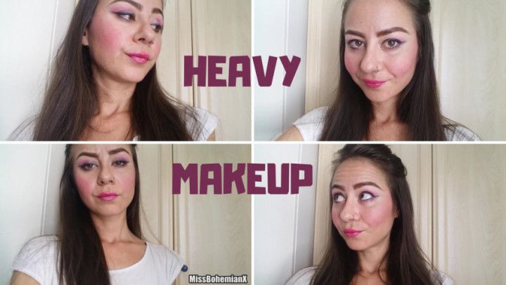 Heavy Makeup and Face Expressions