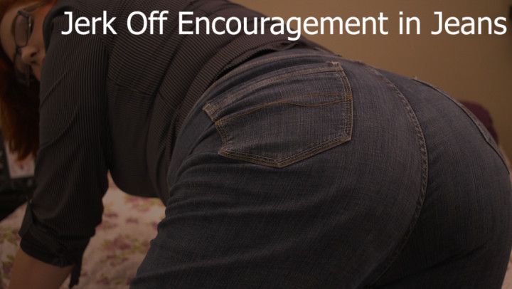 Jerk Off Encouragement in Jeans