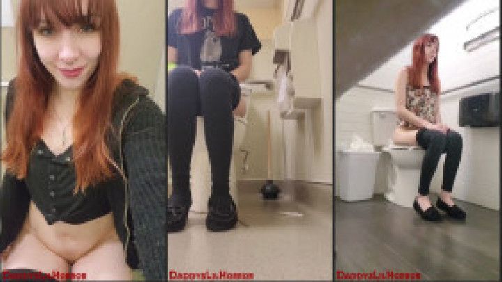 Public Bathroom Peeing Compilation