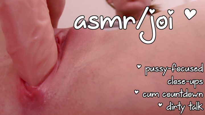 ASMR JOI Challenge - Pussy-focused JOI
