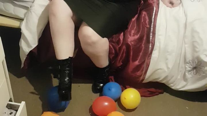 BBW First Time Popping Balloons