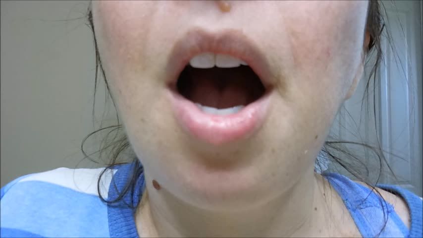 Burping close ups and mouth fetish