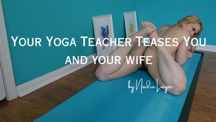 Your Yoga Teacher Teases You with her Ass