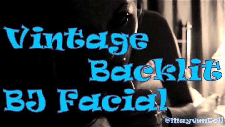 Vintage Backlit Blowjob Facial