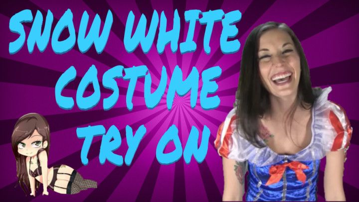 Snow White Costume Try On