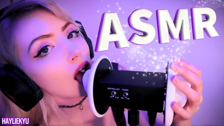 ASMR Ear Kissing Licking Tingles + Mouth Sounds SFW