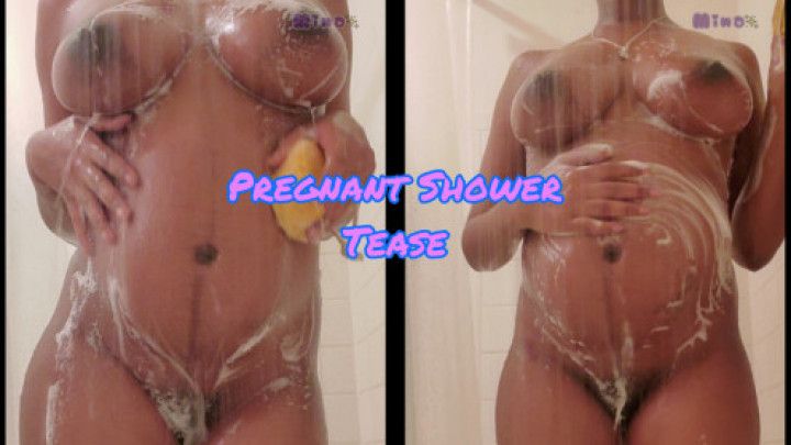Pregnant Shower Tease