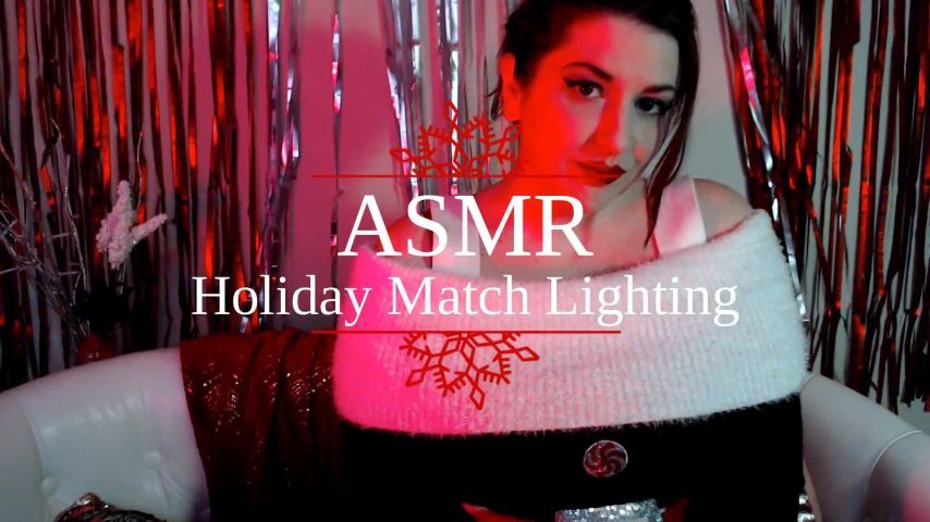 ASMR Holiday Match Lighting