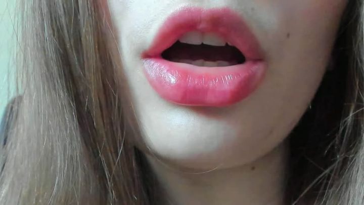 Look at my mouth while I cum