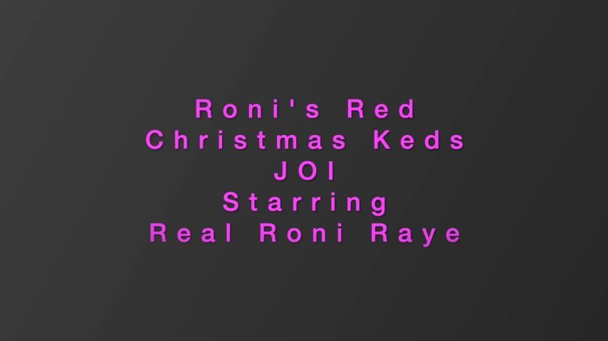 Ronis Red Christmas Keds JOI