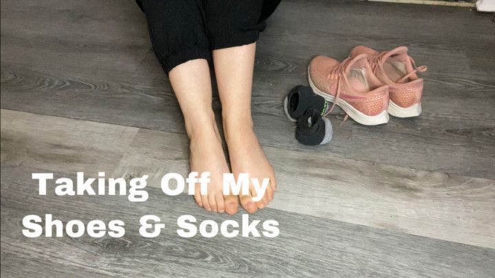 Taking Off My Sweaty Gym Shoes and Socks