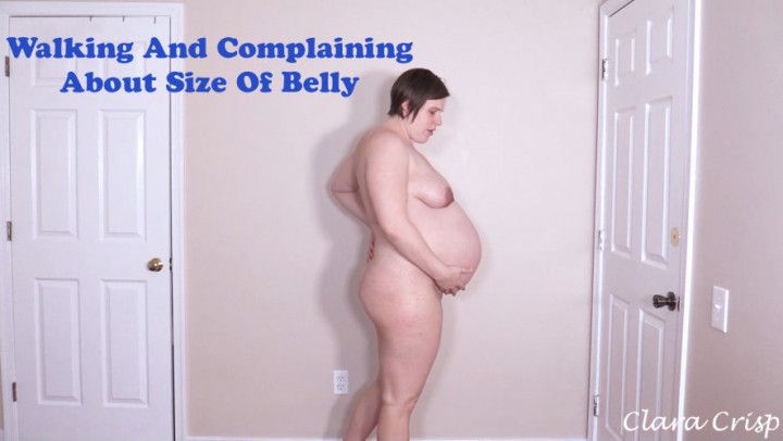 Walking And Complaining About Belly Size