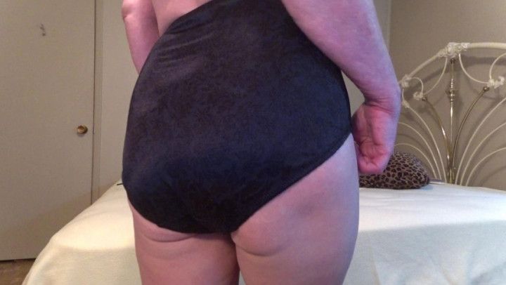 Full back satin high waist panty fetish