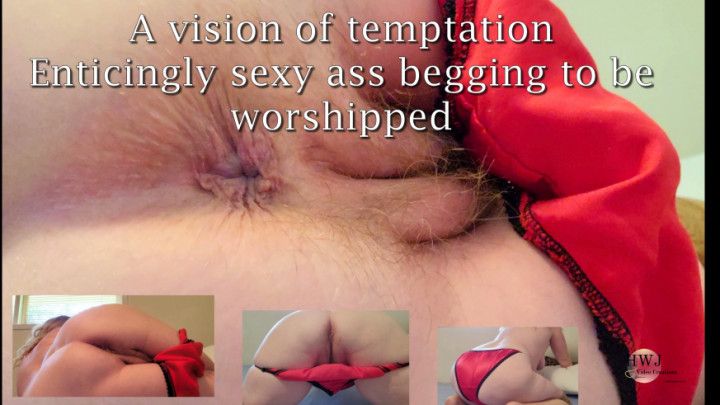 Vision of temptation An enticing ass that begs to be adored