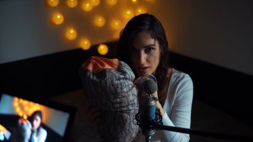 ASMR with Piper and a pillow