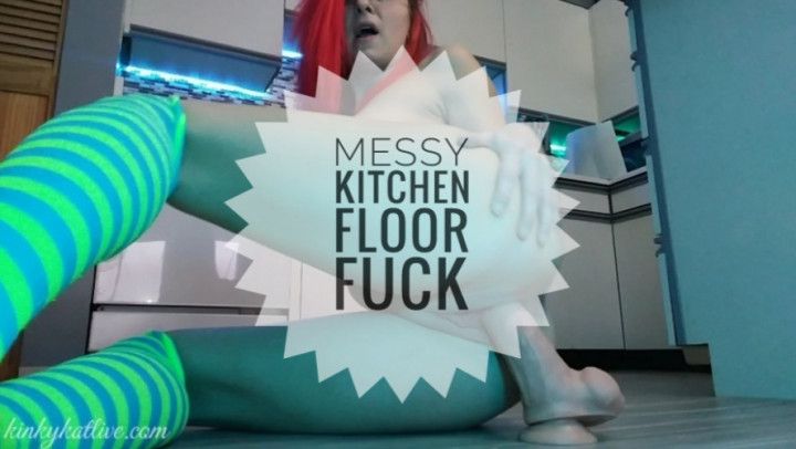 Messy Kitchen Floor Fuck