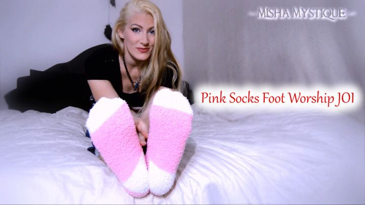 Pink Socks Foot Worship JOI