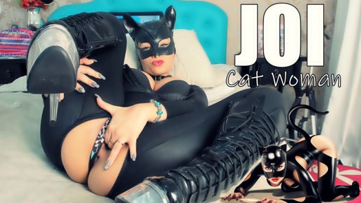 Catwoman CUM challenge creampie in mouth