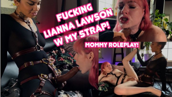 Lianna Lawson Dominated with Strap-On