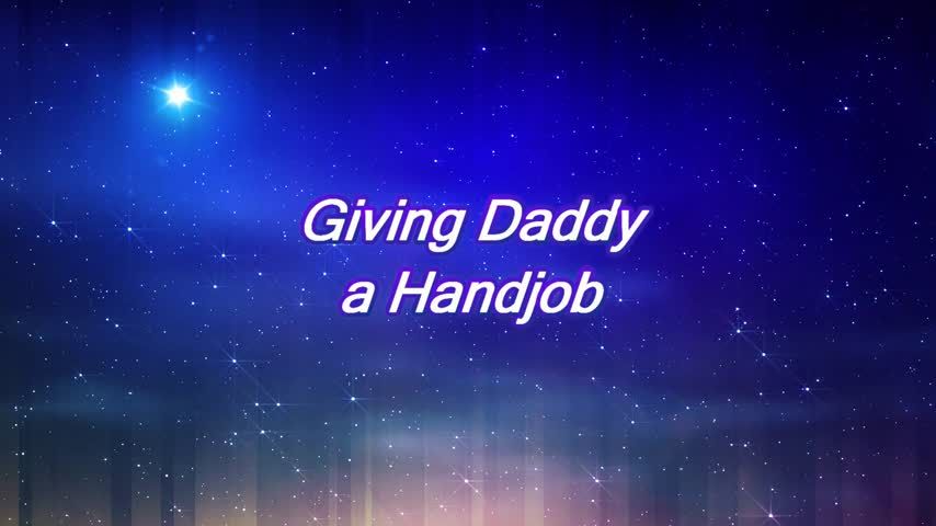 Giving Daddy a Hand job POV