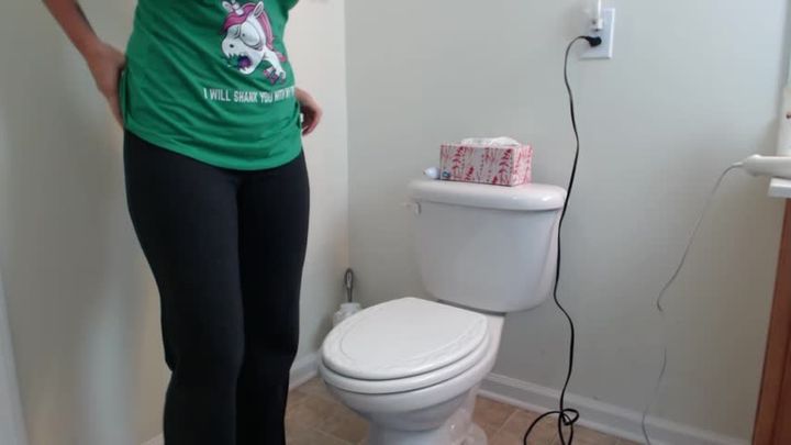 Masturbating on the toilet