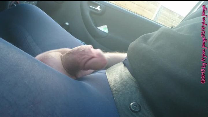 Blue tights in the car 2 *FAN Video 12