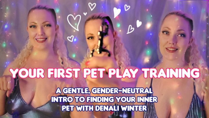 Gentle Intro to Petplay POV Pet Training