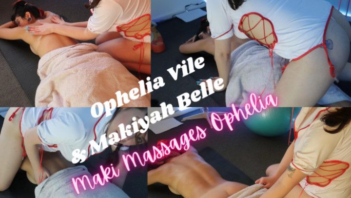 Nurse Makiyah Massages Ophelia
