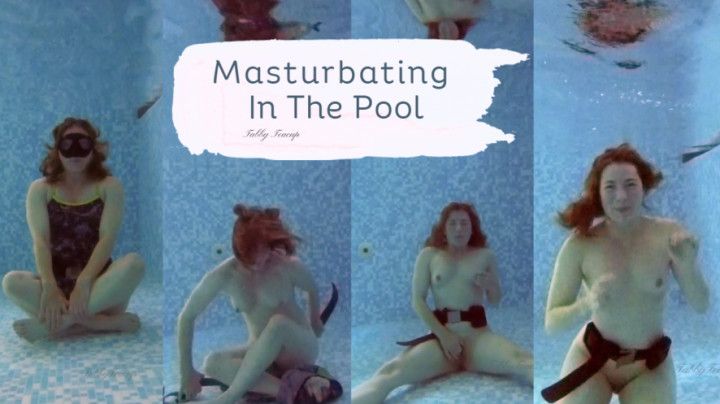 Masturbating in the Pool