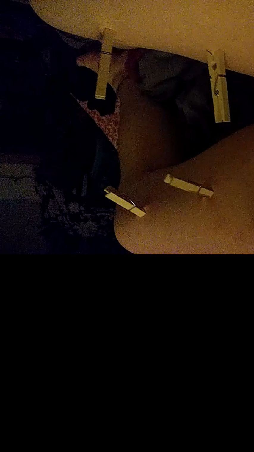 First Time Playing With Clothes Pins