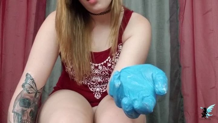 Cum in my gloves