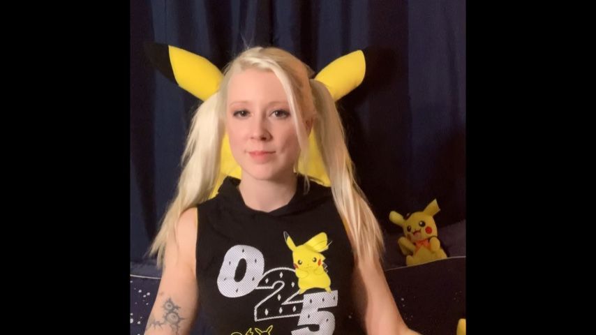Sporty Pikachu Strip Tease