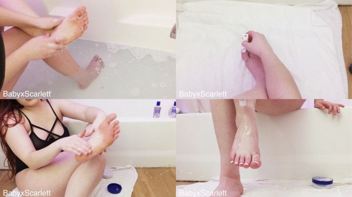 Quiet Nighttime Foot Care