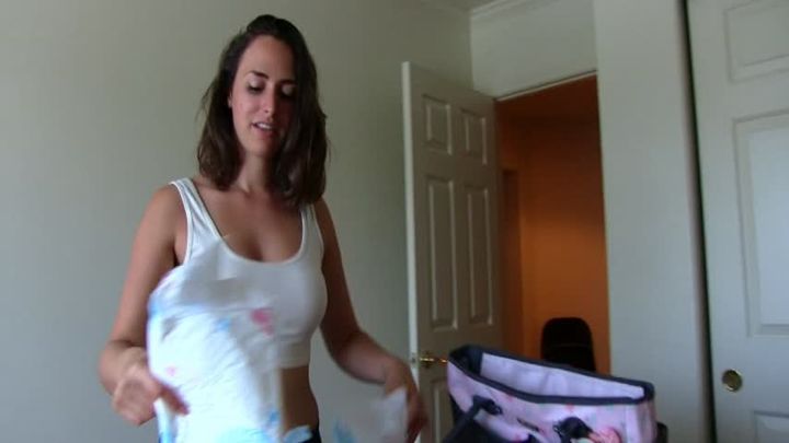 Diaper Checks and anal toy cum Natalie