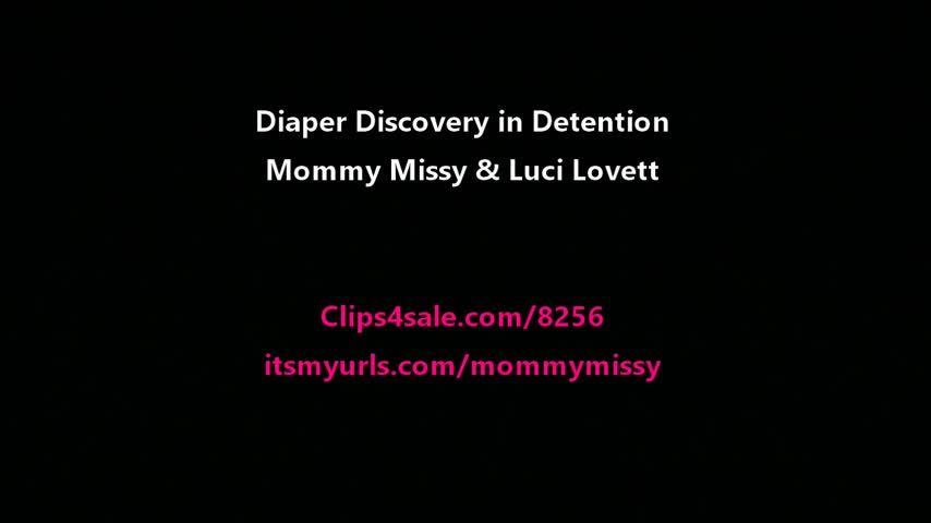 Girls discover your diapers detention
