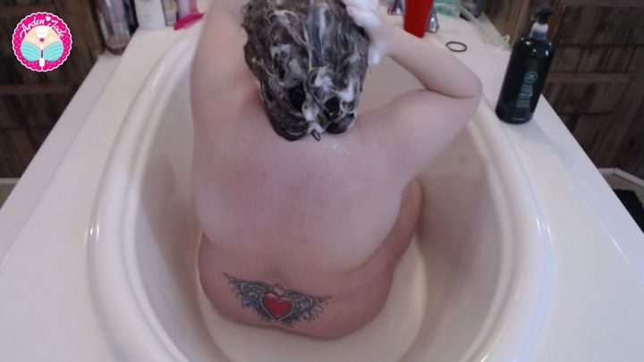 Washing My Hair in the Bathtub