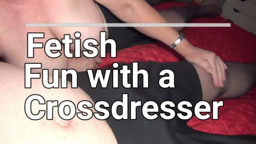 Crossdresser cums for me