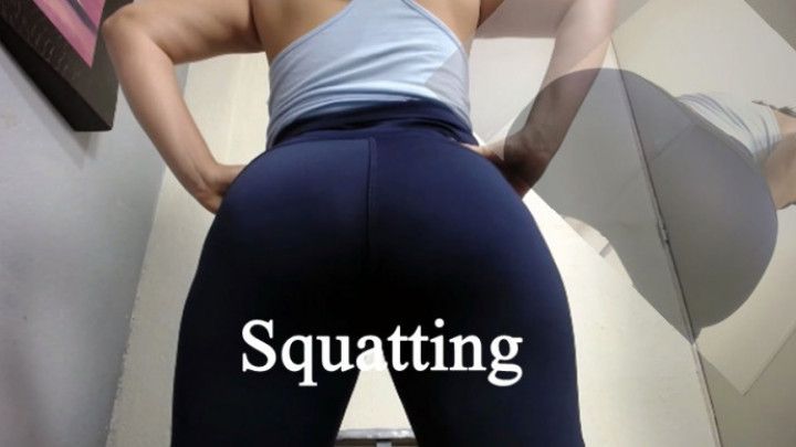 Squatting By Tina